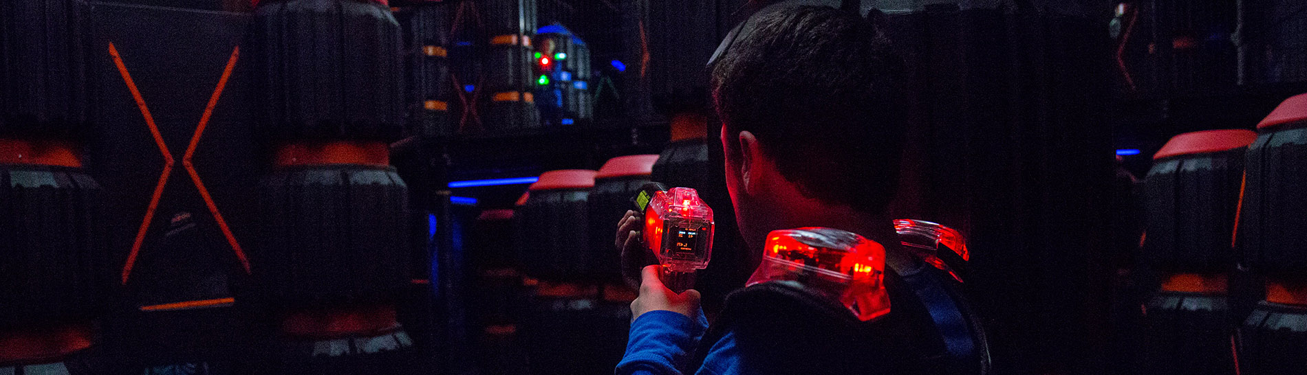 Grand Slam Family Fun Center Multilevel Laser Tag Arena 18Hole