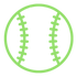 Baseball-inspired website graphic for Grand Slam Family Fun Center